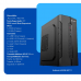 PC Completo M2 Intel i3 - 8GB RAM - SSD 256GB - Fonte 500W + Windows 11